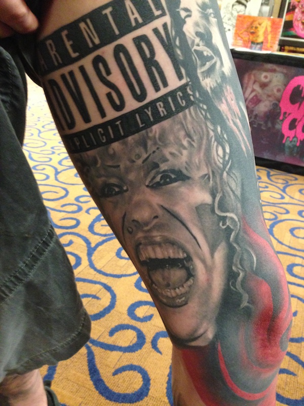 Dee Snider Parental Advisory Tattoo