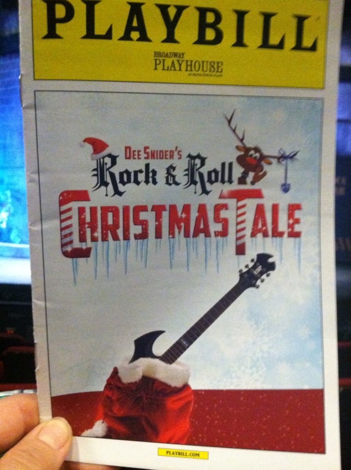 Dee Snider's Rock & Roll Christmas Tale - Playbill